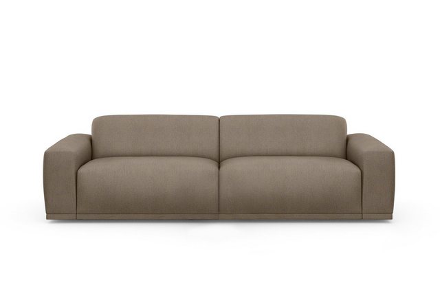 TRENDMANUFAKTUR Big-Sofa Braga, mit hochwertigem Kaltschaum, Megasofa, in Cord erhältlich, modernes Big-Sofa, Couch mit hohem Sitzkomfort, 254/72/107 cm (B/H/T)