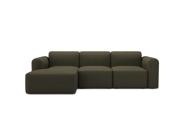 Tenksom Ecksofa Rund, Relax-Ecke, Big-Sofa, Endless Seating, Bezüge wechselbar, Kaltschaum im Sitz, Nordic Swan Ecolabel