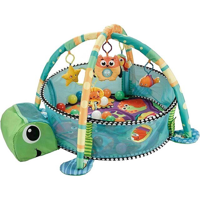 ToteBox Spielmatte Baby Gym Spielmatte und 30 Meereskugeln