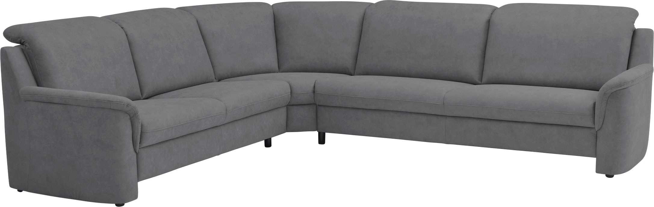 VILLA BECK Ecksofa „Garda L-Form“, (4 St.), inklusive Kopfteilverstellung, Stellmaß 277x245cm