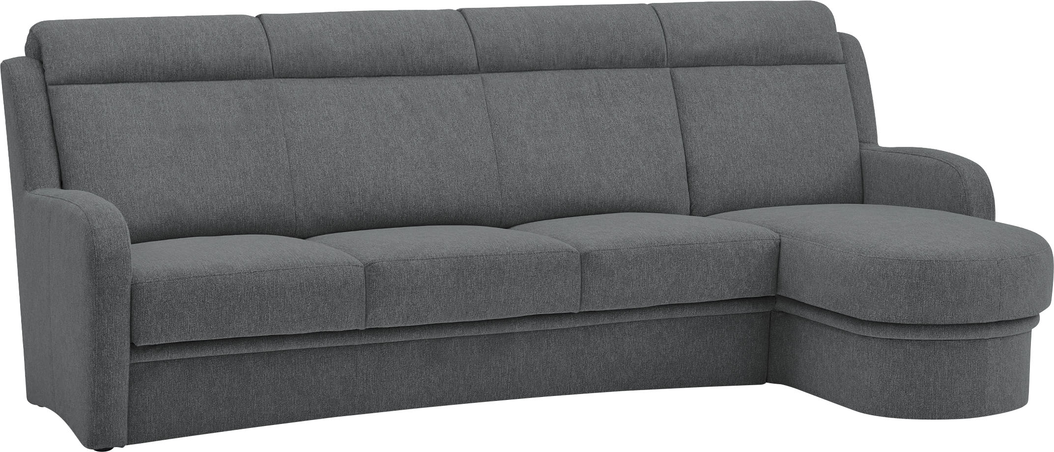 VILLA BECK Ecksofa „Varese L-Form“, (2 St.), Kopfteilverstellung, wahlweise mit Sitzvorzug, in Sitzhöhe 49 cm