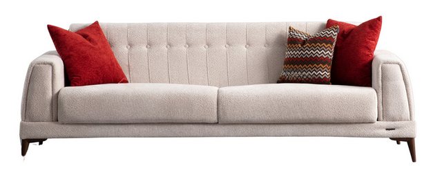 Villa Möbel Sofa Passion, 1 Stk. 2-Sitzer, mit Relax-/Bettfunktion durch aufklappbare Sitzfläche