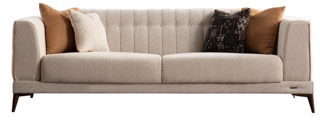 Villa Möbel Sofa Phoenix, 1 Stk. 2-Sitzer, Hand made Qualtiy, modernes Design, Schlaffunktion, Mikrofaser Stoff