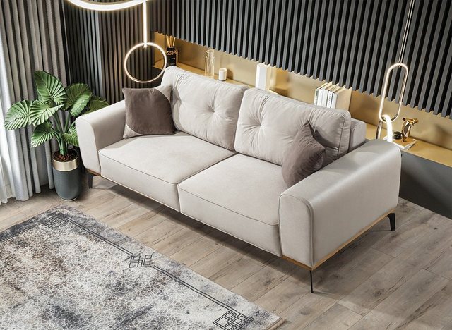 Villa Möbel Sofa Tubby, Set, mit Relax-/Bettfunktion durch umklappbare Rückenlehne