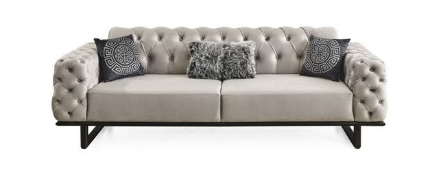 Villa Möbel Sofa Zen Sofa, 1 Stk. 4-Sitzer, Quality Made in Turkey- Pflegeleichter Mikrofaserstoff