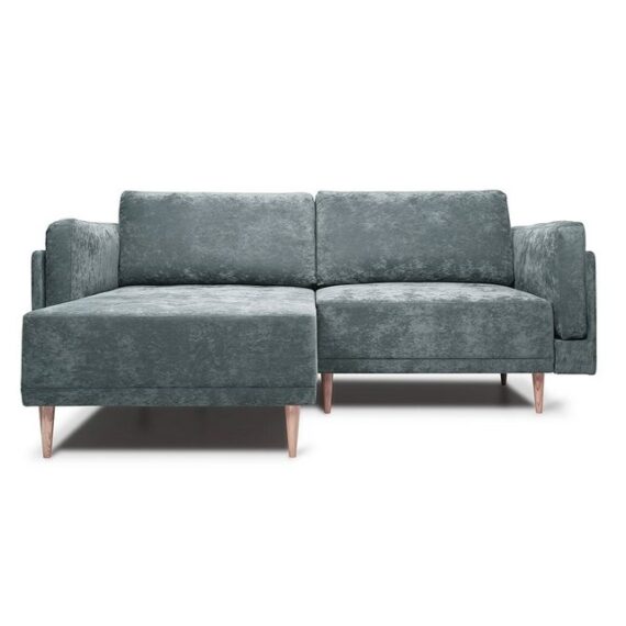 VitaliSpa® Ecksofa Cali, Grau, 236 x 172 cm, Schlaffunktion