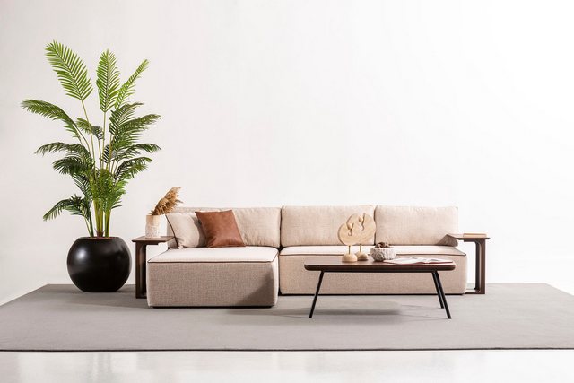 Viva Möbel Sofa CUPRA, Luxuriöses, modulares Ecksofa für jeden Raum.