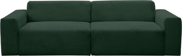 WERK2 Sofa Zeus 3-Sitzer, Curvy Trend 3-Sitzer mit urbaner Optik