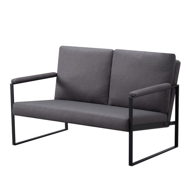 WISHDOR 2-Sitzer Metallrahmen Loveseat, 1 Teile, Einfache Montage, Hohe Stabilität