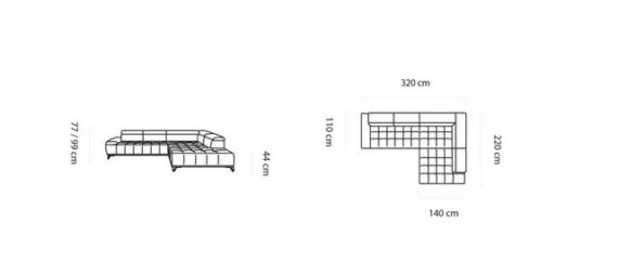 WOHNKLUSIV Ecksofa Ecksofa VERONA m. elektrischer Sitztiefenverstellung - Designsofa, elektronische Sitztziefenvestellung, Kopfstützenverstellung