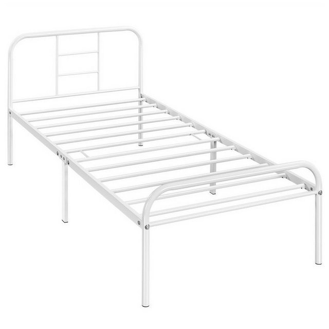 Yaheetech Bettgestell Metallbett Bettrahmen, Einzelbett/Doppelbett