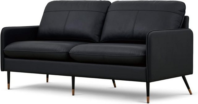 Z-Hom Sofa Z-hom Leder Sofa Modell 002, 2-Sitzer-/ 3-Sitzer-Sofa, Moderne Couch