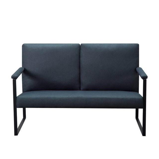 ZMH Sofa 2-Sitzer Quadratisch mit Polsterung für Wohnzimmer Schlafzimmer, 2er-SET 1 Teile, Elegantes modernes Doppelsofa