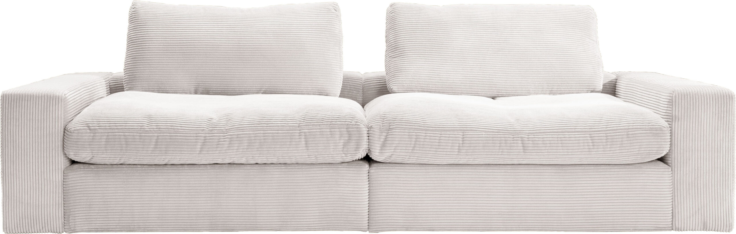 alina Big-Sofa „Sandy“, 296 cm breit und 123 cm tief, in modernem Cordstoff