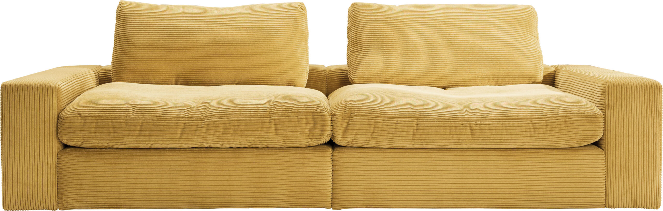 alina Big-Sofa „Sandy“, 296 cm breit und 98 cm tief, in modernem Cordstoff