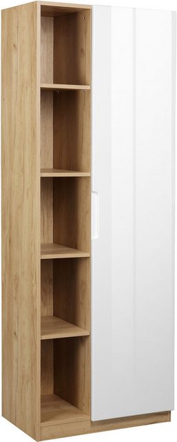 andas Aktenschrank Lund mit Griffmulde & Hochglanzfront, 10 Fächer, Höhe 180 cm