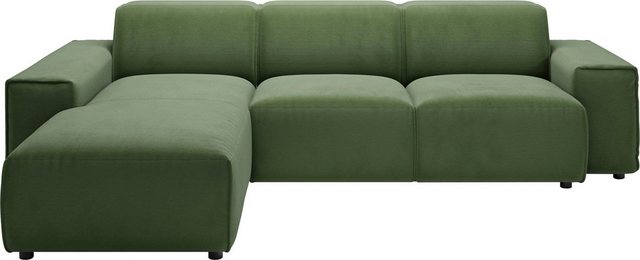 andas Ecksofa Glimminge L-Form auch in Breitcord, Feincord + Easy care-Bezug, Breite 264, Zierkissen