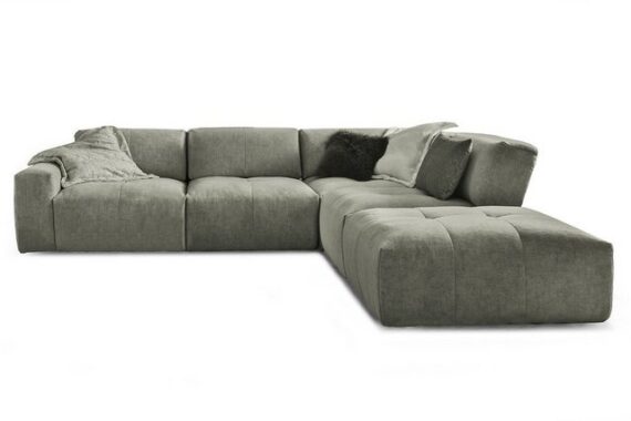 daslagerhaus living Ecksofa Ecksofa Paddy Stoff