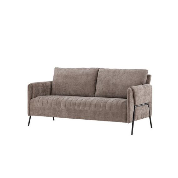 ebuy24 Sofa Indigo Sofa 2-Sitzer beige.