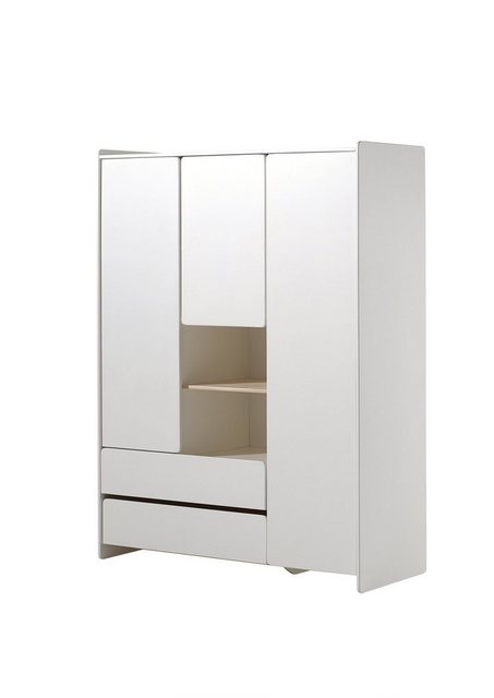 möbelando Kleiderschrank KIDDY 133 x 190 x 55 cm (B/H/T)