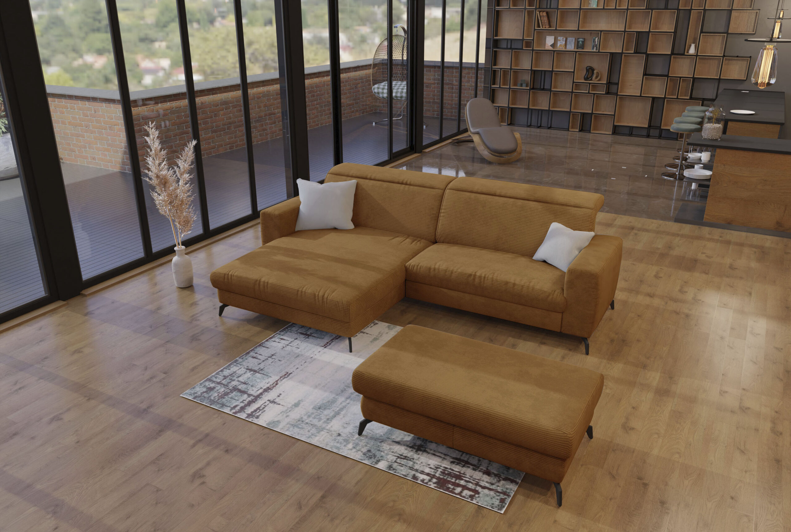 sit&more Ecksofa „Bolero L-Form“