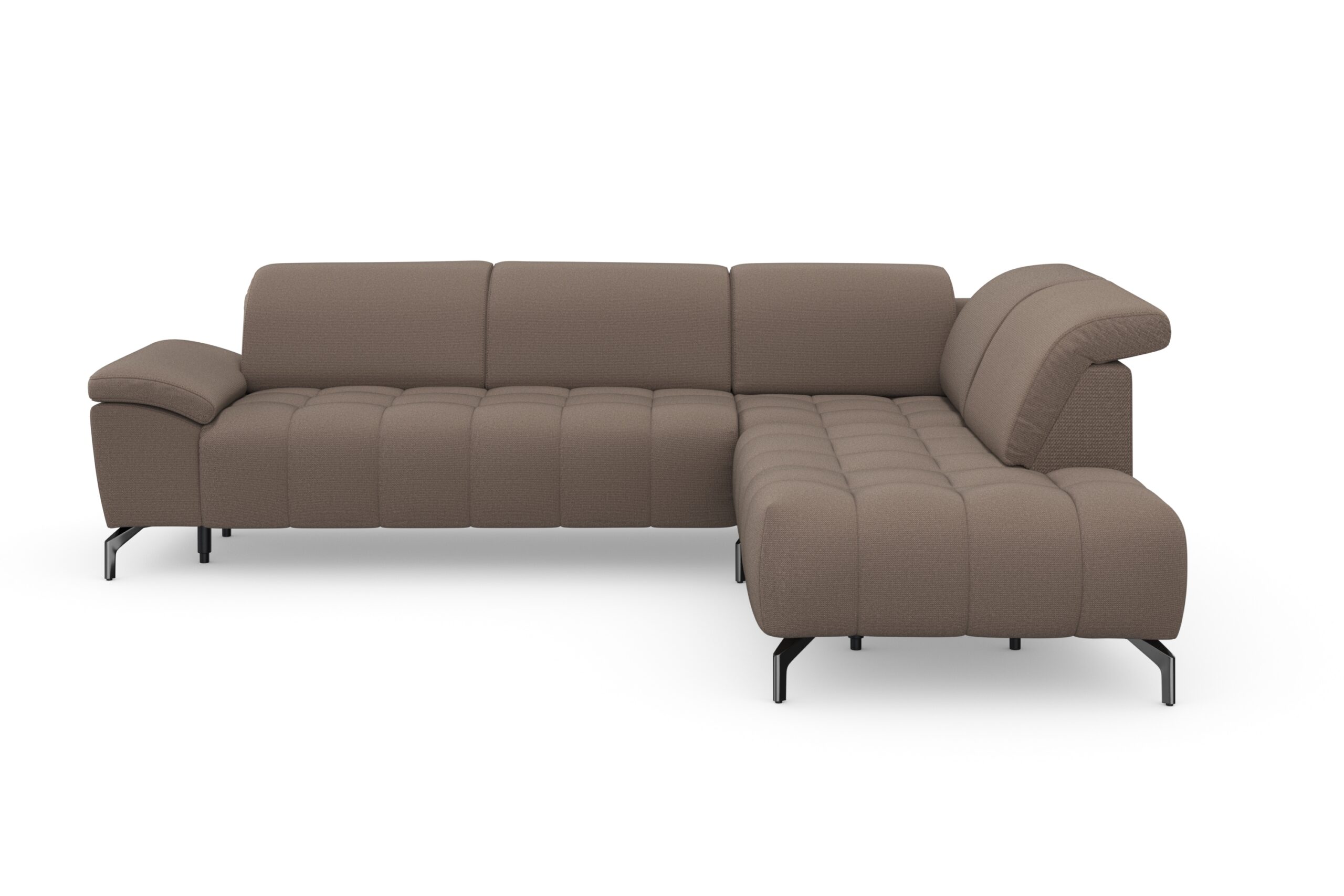 sit&more Ecksofa „Cool L-Form“, wahlweise mit Kopfteilverstellung und Vorziehsitz motorisch