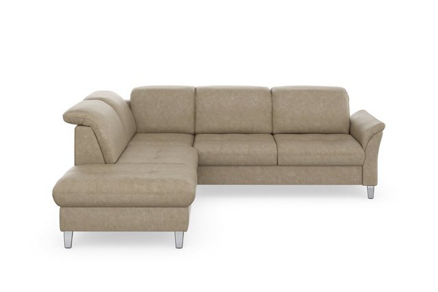 sit&more Ecksofa Maggiore L-Form, wahlweise mit Kopfteilverstellung, Bettfunktion und Stauraum