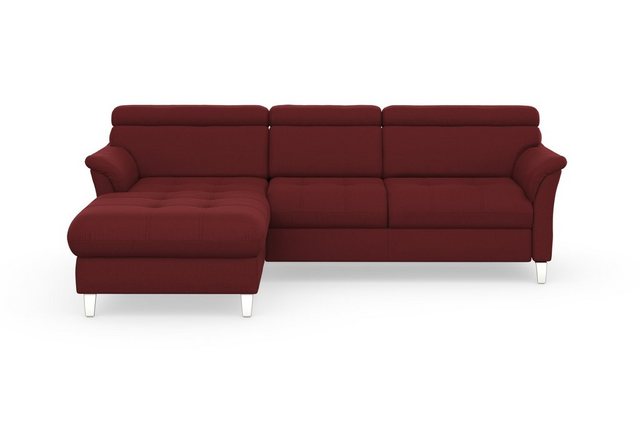 sit&more Ecksofa Marano L-Form, inklusive Kopfteilverstellung, wahlweise mit Bettfunktion, Bettkasten