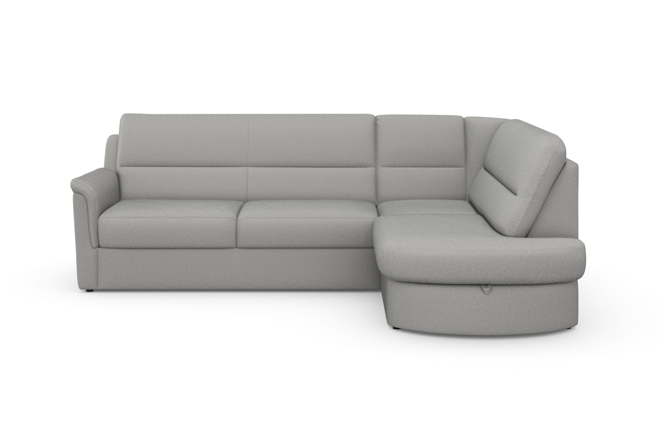 sit&more Ecksofa „Panini L-Form“, wahlweise mit Bettfunktion und Bettkasten