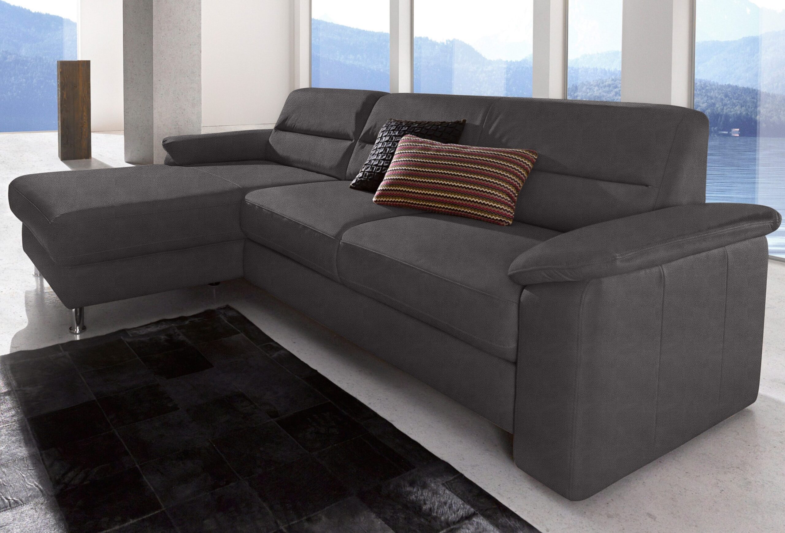 sit&more Ecksofa „Top Ascara L-Form“, inklusive Boxspring/Federkern-Polsterung, komfortablem Federkern